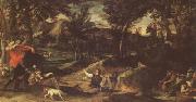 Annibale Carracci Hunting (mk05) oil painting artist